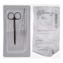 06-7200CA - Cardinal Health™ Suture Removal Tray including Littauer Scissors, 4.5IN and Adson Forceps, Serrated, 4.75, for California Customers Only, Box of 50