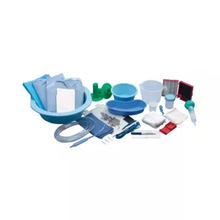 SSK4006 - Cardinal Health™ 47 Piece Major OR Single Basin Kit including Emesis Basin, 700CC, CSR Wrap, 54 x 54IN and Light Handle Cover, Rigid, Box of 3