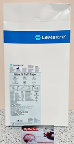 LeMaitre 1100-20 Glow ‘N Tell® 30 cm Tape 20 Strips VascuTape Glow ‘N’ Tell Tape/ Stent Guide, Box of 20