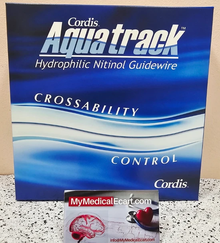 Cordis C3518RSA  AQUATRACK® Hydrophilic Angled Tip Nitinol Vascular Guidewire, Regular, 0.035", 180cm, Box of  05