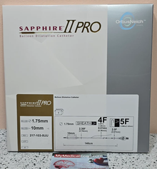 Abbott 217-103-5UU Sapphire™ II PRO, Balloon Dilatation Catheter 1.75 mm x 10 mm, Box of 01