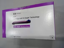 GIA60MTC - MEDTRONIC PLC GIA™ Stapler with Tri-Staple™ Technology, 60 mm, Medium/Thick Tissue, Staple Height 3.0 / 3.5 / 4.0 mm, Purple, Box of 6