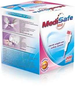 9657 - MEDICAL TECHNOLOGY & DEVICES SA LANCET 23GA 2MM, Box of 10