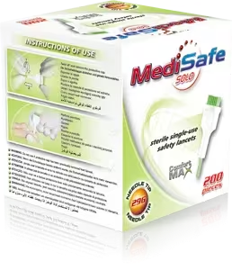 9656 - MEDICAL TECHNOLOGY & DEVICES SA LANCET 29GA 1.5MM, Box of 2000