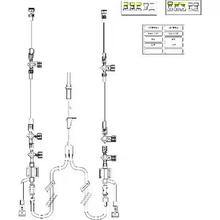 42500-19 - ICU MEDICAL INC PRESSURE MONITOR KIT TRANSPAC 60IN TRANSDUCERX2 STOPCOCK FLUSH DEVICE, Box of 10