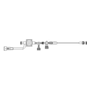 42594-05 - ICU MEDICAL INC PRESSURE MONITOR KIT 24IN 3 WAY STOPCOCK FLUSH DEVICE, Box of 20