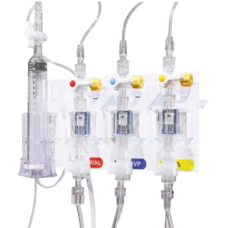 42634-05 -ICU MEDICAL INC PRESSURE MONITOR KIT 12IN 3 WAY STOPCOCK FLUSH DEVICE, Box of 20