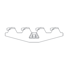 MX264P1 - ICU MEDICAL INC BRACKET LOGICAL FOR 4 TRANSDUCER MOUNTING PLATES, Box of 1
