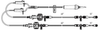 MX9513T - ICU MEDICAL INC PRESSURE MONITOR KIT TRANSTAR 12IN TRIFURCATED, Box of 10