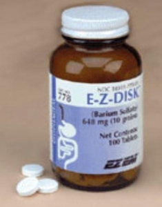 902102 - Bracco Diagnostics, E-Z-Disk Tablets 700mg Bottle 100/Bt Each, 1 Bottle