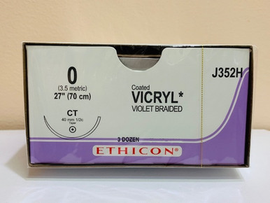 Ethicon J352H COATED VICRYL® (polyglactin 910) Suture