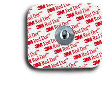 3M 2570 EKG Snap Electrode 3M™ Red Dot™ Monitoring Radiolucent 50 per Bag. Case of 1000.