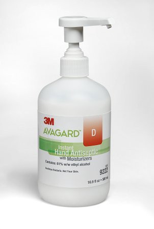 3M 9222 Avagard™ D Instant Hand Antiseptic With Moisturizers. Case of 12