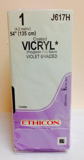 Ethicon J617H COATED VICRYL® (polyglactin 910) Suture
