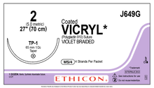 Ethicon J649G COATED VICRYL® (polyglactin 910) Suture