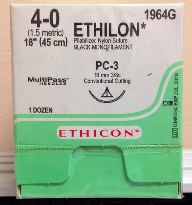 Ethicon 1964G ETHILON® Nylon Suture
