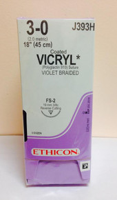 Ethicon J393H COATED VICRYL® (polyglactin 910) Suture