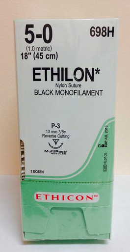 Ethicon 698H ETHILON Nylon Suture