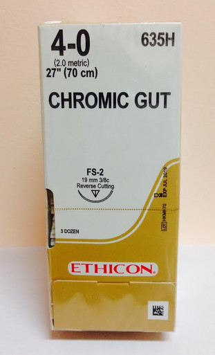 Ethicon, 635H, Surgical, Gut, Suture, Chromic