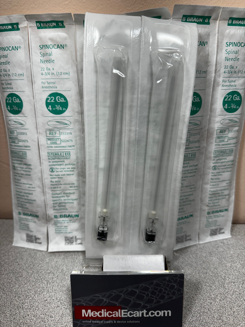 333315 B. BRAUN SPINAL NEEDLE SPINOCAN 22GA 4 3/4IN LATEX FREE STERILE