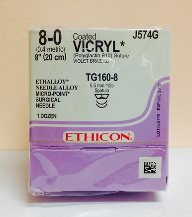 Ethicon J574G COATED VICRYL® (polyglactin 910) Suture