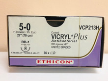 Ethicon VCP213H COATED VICRYL® Plus Antibacterial (polyglactin 910) Suture
