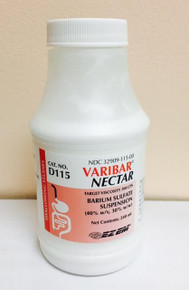 900002 Varibar Nectar Barium Sulfate Suspension (40% w/v, 30% w/w), 240 mL 900002 D115,  690979