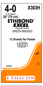 Ethicon X303H ETHIBOND EXCEL® Polyester Suture