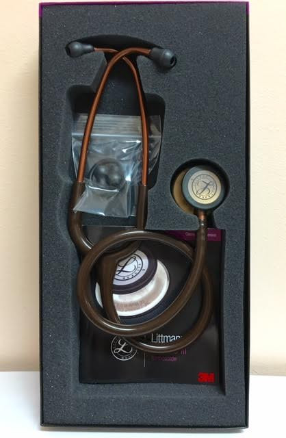 5809 3M Littmann Classic III Stethoscope, Copper-Finish Chestpiece,  Chocolate Tube, 27" - MedicalEcart