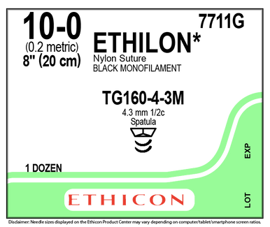 Ethicon 7711G ETHILON Nylon Suture