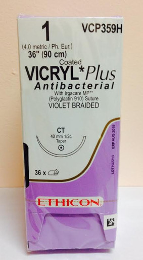 EEthicon VCP359H COATED VICRYL® Plus Antibacterial (polyglactin 910) Suture