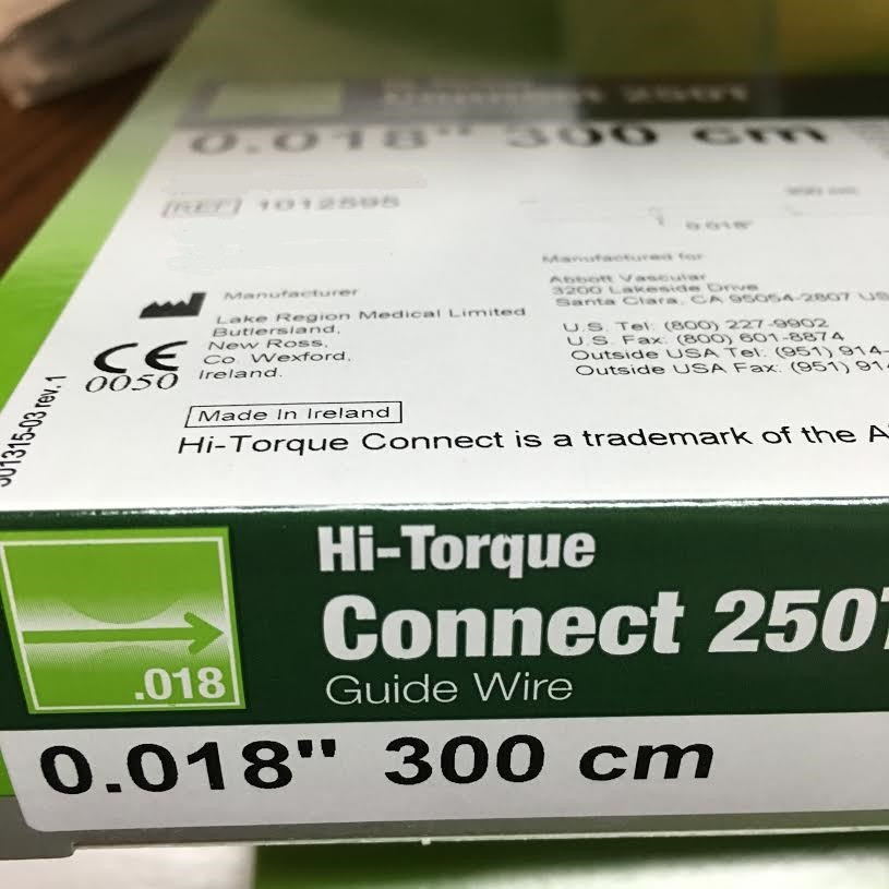Abbott 1012595 HiTorque Connect 250T Guide Wire Abbott 1012595 HiTorque Connect 250T Guide Wire