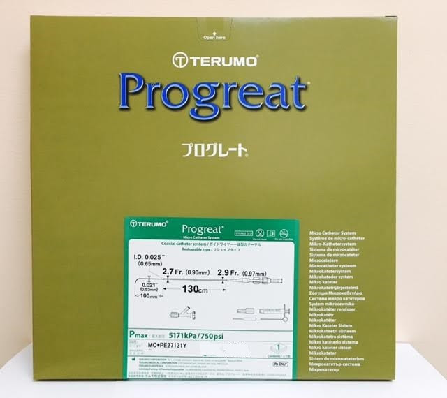 Terumo MC*PE27131Y Progreat Coaxial Microcatheter System,