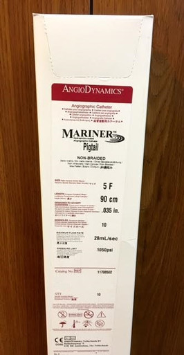 AngioDynamics H787117085025 MARINER Pig Tail  5F X 90CM 035 NB  10SH