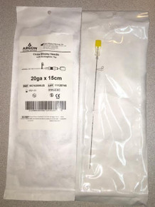 Argon MCN2006 Chiba Biopsy Needles 20G x 15 cm with echogenic tip, Box of 10