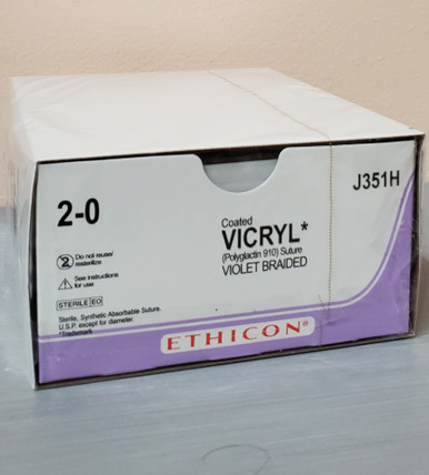 Ethicon J351H COATED VICRYL® (polyglactin 910) Suture