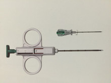 701214150 14G x 15 cm device packaged with 13G x 9.9 cm co-axial SuperCore ™ Semi-Automatic Biopsy Instrument Box of 10