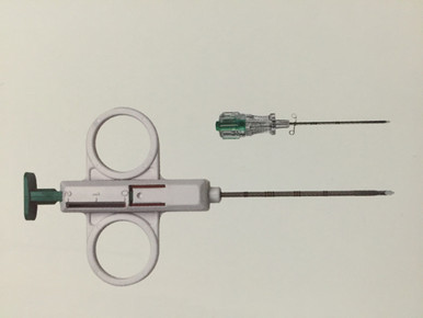 701214150 14G x 15 cm device packaged with 13G x 9.9 cm co-axial SuperCore ™ Semi-Automatic Biopsy Instrument Box of 10