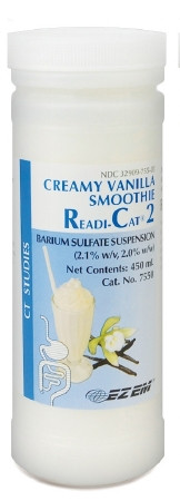705698 Smoothie Readi-Cat 2 CT Oral Contrast Agent Barium Sulfate 2.1% Vanilla