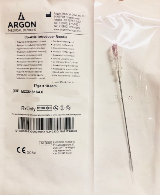 MCXS1816AX Pro-Mag™ Ultra Biopsy Needles Optional Echogenic Co
