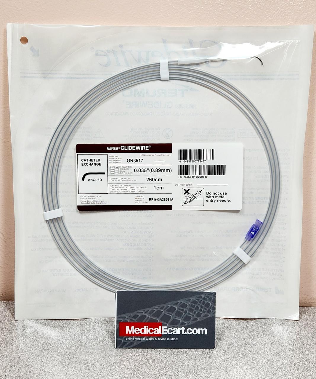 GR3517, Glidewire, Terumo, Guidewire, RF*GA35261A