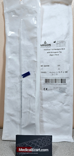 Argon 244100 Hawkins™ III Breast Localization Needles with Echogenic tip and Hardwire, Box of 10