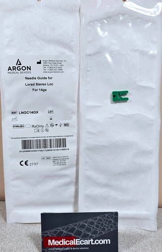 Argon LNGC14GX Lorad Needle Guides Closed type, fits 14G, Box of 20