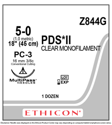 Ethicon Z844G PDS® II (polydioxanone) Suture