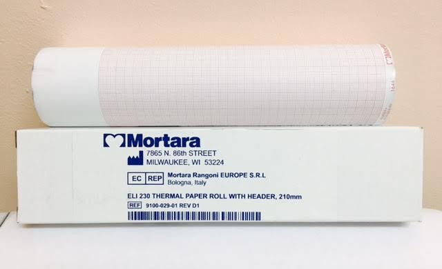 2 Packs EKG Paper For Mortara ELI 250, ELI 350