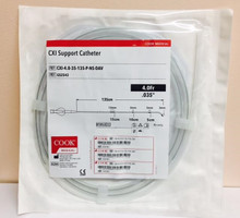 Cook G52543 CXI Support Catheter 4.0Fr, .035" x 135cm, CXI-4.0-35-135-P-NS-DAV, Angled Tip. Price of each