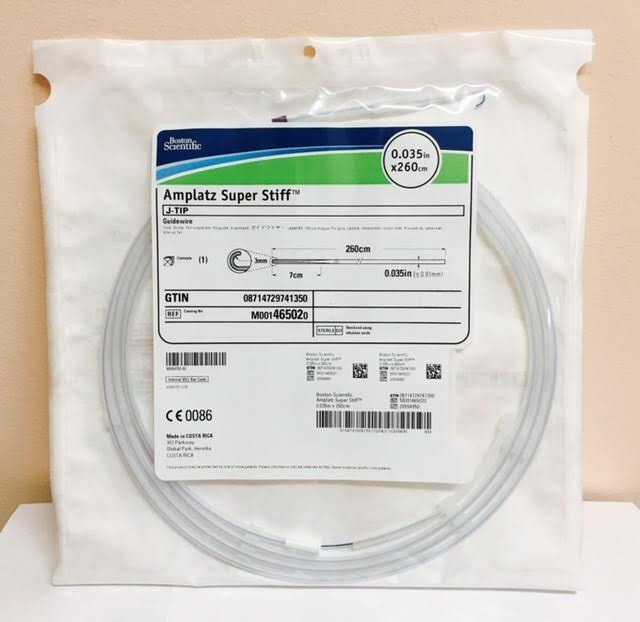 Boston Scientific M001465020 Amplatz Super Stiff Guidewire, JTip 0.035