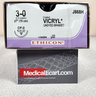 Ethicon J868H COATED VICRYL® (polyglactin 910) Suture