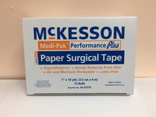 16-47310 Medical Tape Medi-Pak™ Performance Plus Paper 1 Inch X 10 Yard NonSterile. Case/144