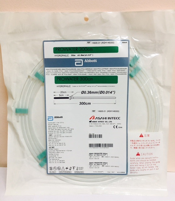 Abbott 14935-01 PROWATER Hydrophilic Asahi GuideWire 300cm x 0.014